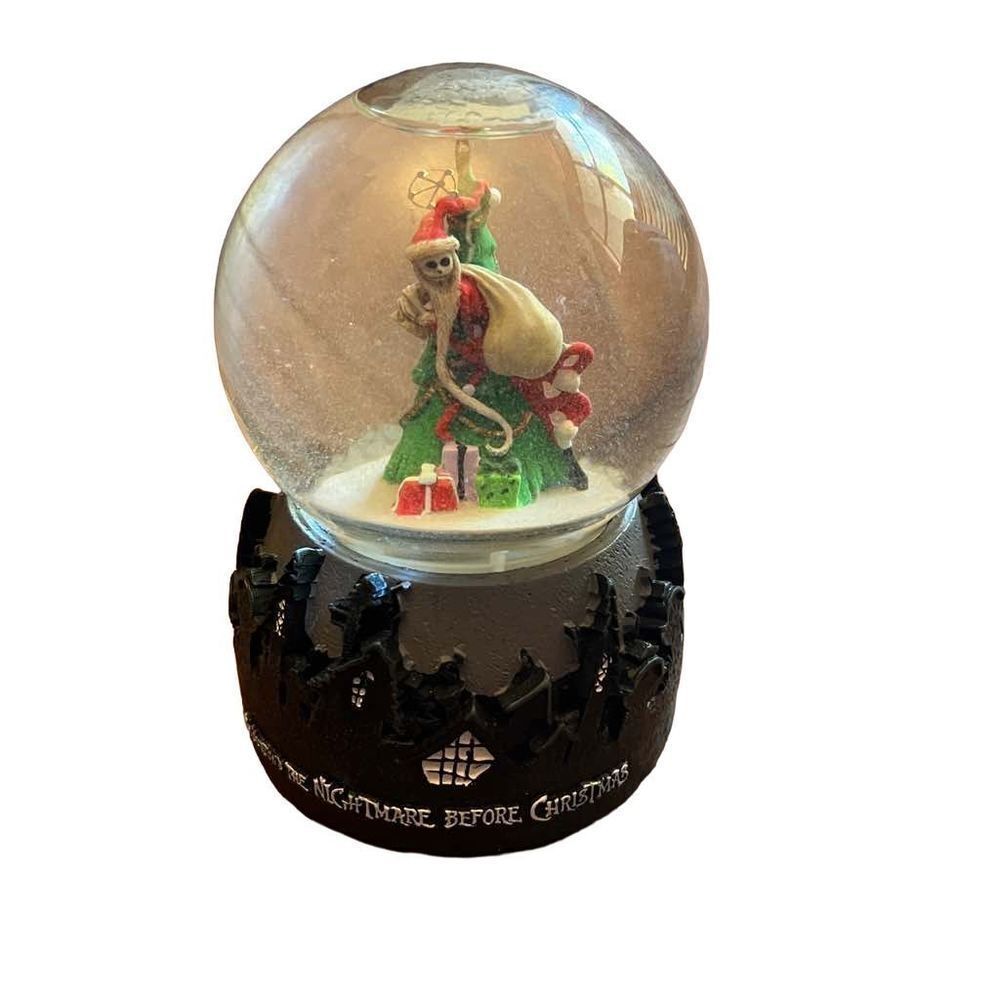 Nightmare Before Christmas Musical Water Globe